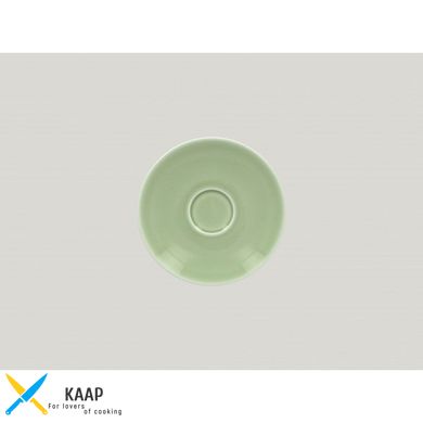 Блюдце для чашки для експресо, колір зелений, 13см, Vintage, RAK