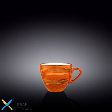Чашка чайная Wilmax SPIRAL ORANGE 190мл WL-669335/A