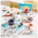 Блюдо овальное 31х24 см. фарфоровое, бирюзовое в точку Seasons Turquoise, Porland